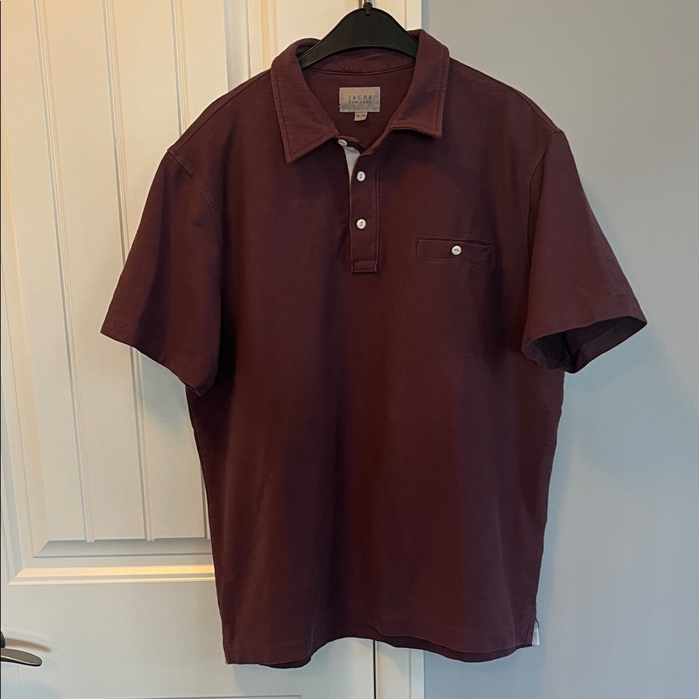 Jachs Deep Burgundy Polo Shirt XL